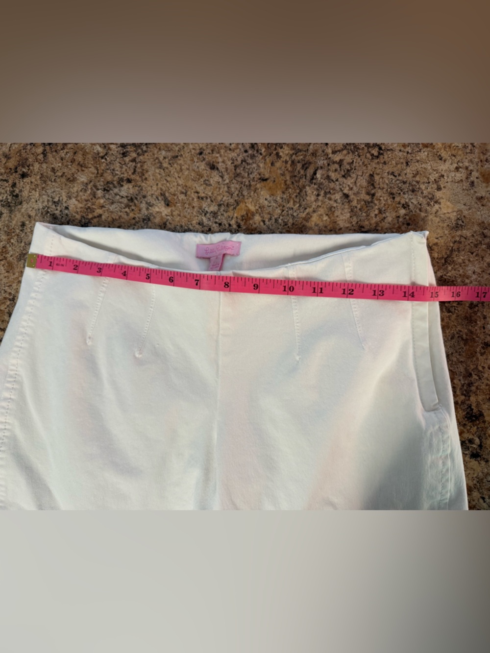 Lilly Pulitzer Worth Skinny Ankle Pants Resort White Side Zip Size 4 Preppy - Picture 5 of 8